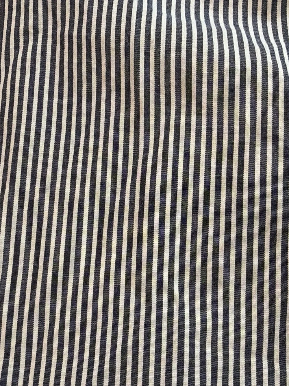 J. Crew Women's Navy and White Striped Peasant Blouse Sz S